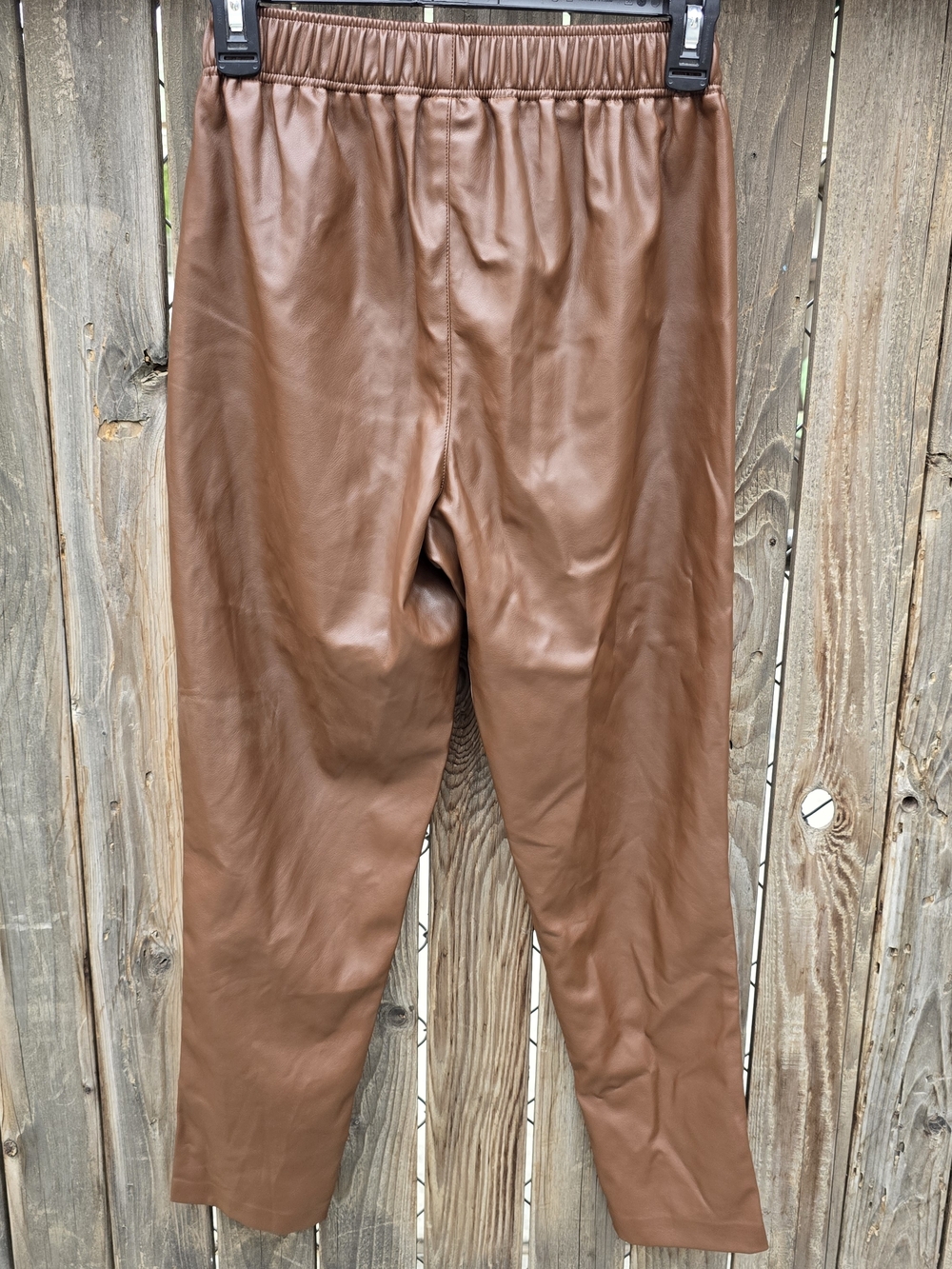 Ariat Faux Leather Pull on Jogger Pants Western Stitching Size XS - Picture 3 of 9